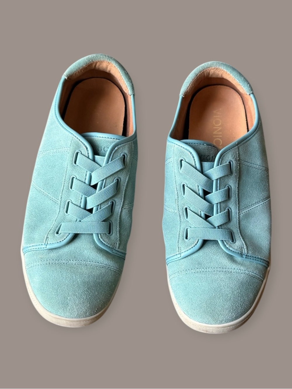 Vionic “Jean” Suede Slip-On Sneakers - Water Resistant